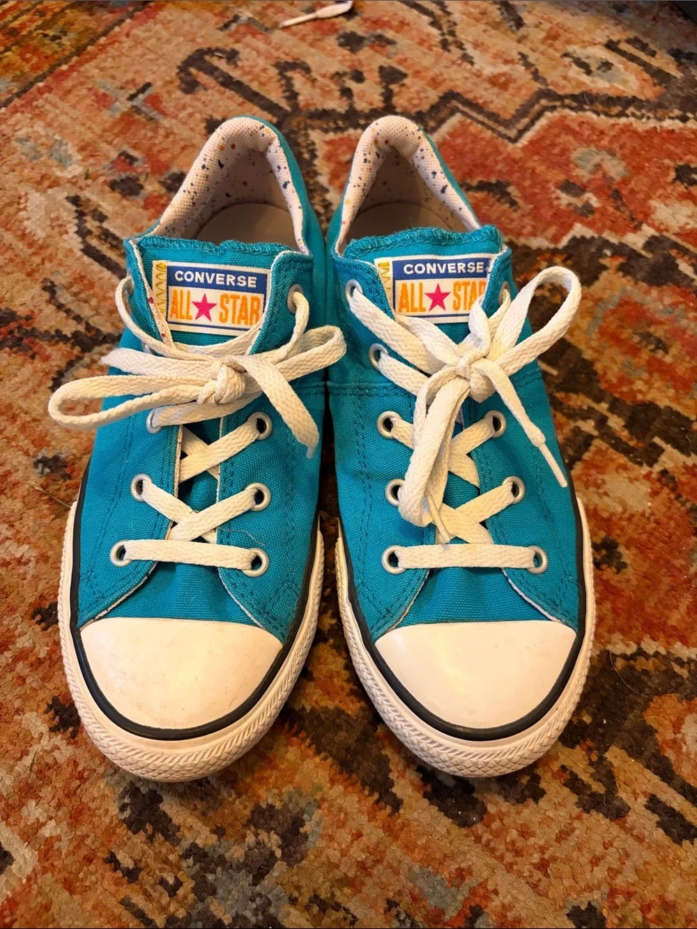 Converse Kids All Star Madison Low-Top Sneakers Teal